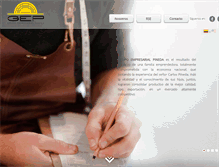 Tablet Screenshot of grupoempresarialpineda.com